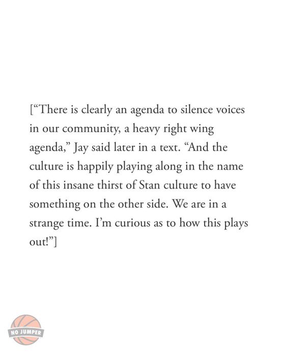 No Jumper tweet media