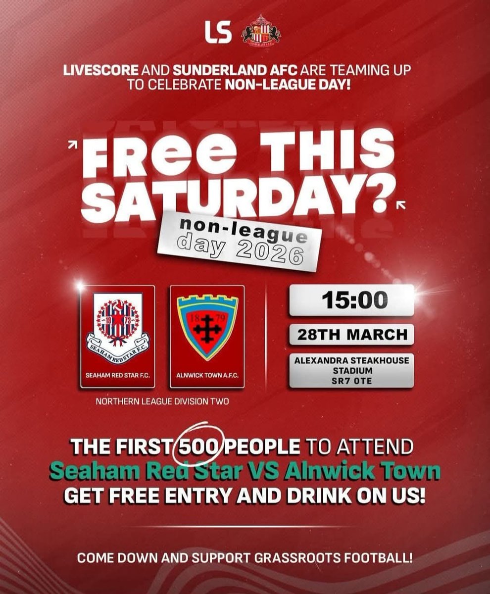 Seaham Red Star FC tweet media