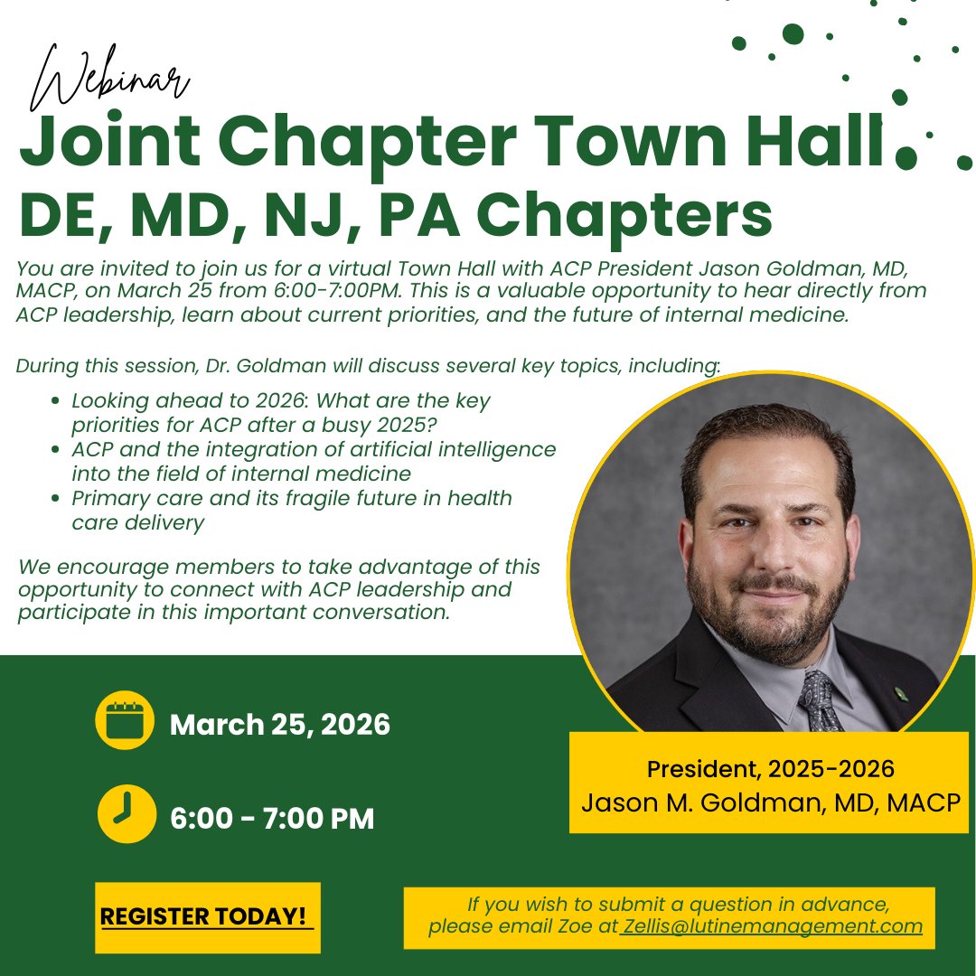 PA Chapter ACP tweet media