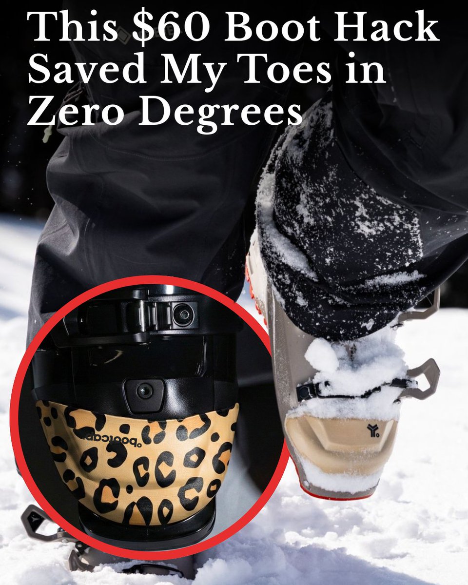skimagonline's tweet image. At first glance, these low-tech toe wraps look like a gimmick—until you try them on a zero-degree day.

So how well do they actually work? We unpack at the link in comments.

✍️ Jakob Schiller
📸 Bootcap
#ski #skiing #skiers