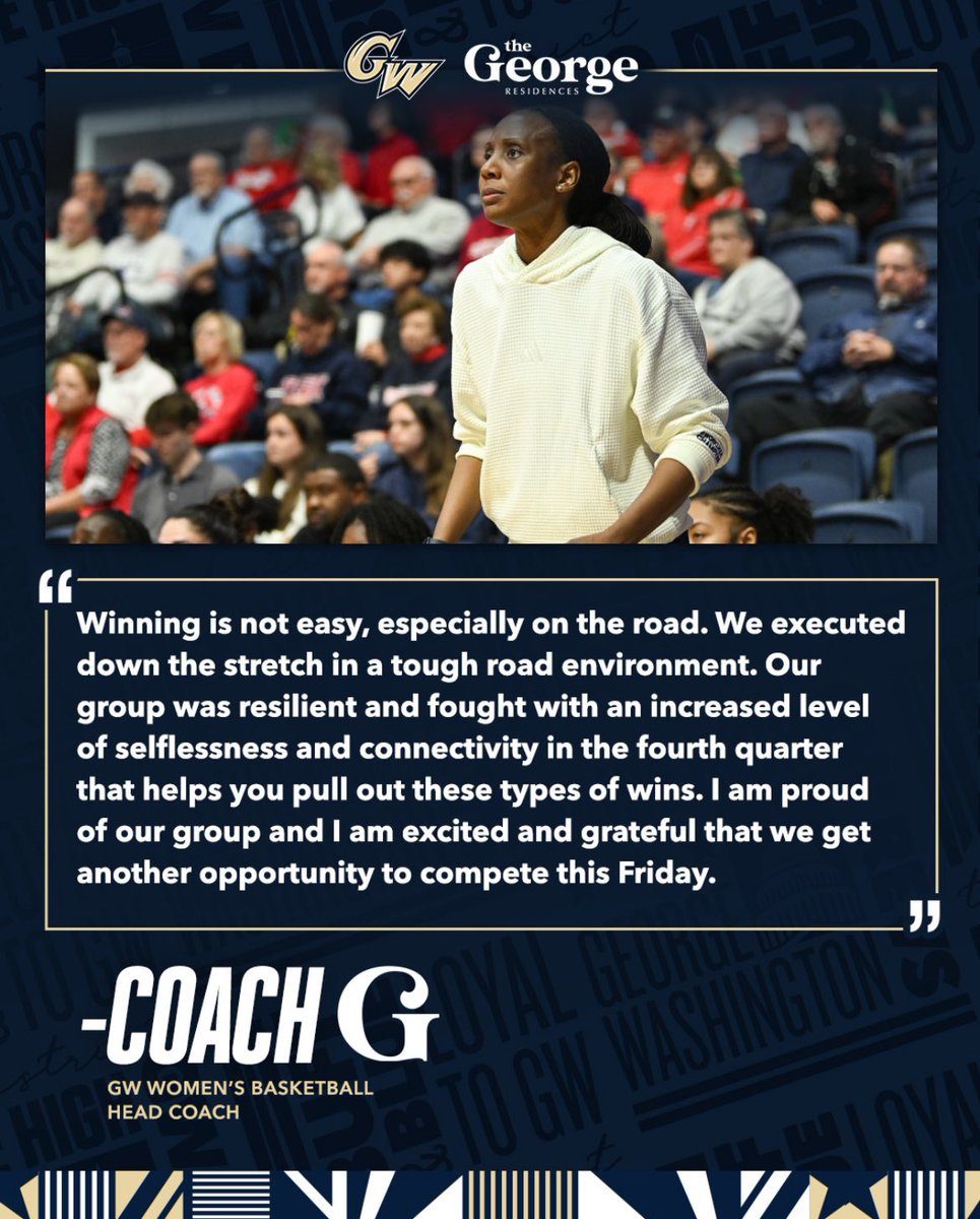 GW Women's Basketball tweet media