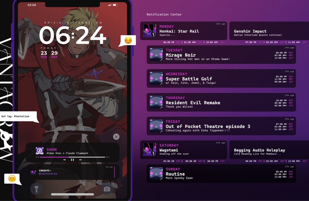 Vantacrow Bringer🃏🔪 NIJISANJI EN tweet media