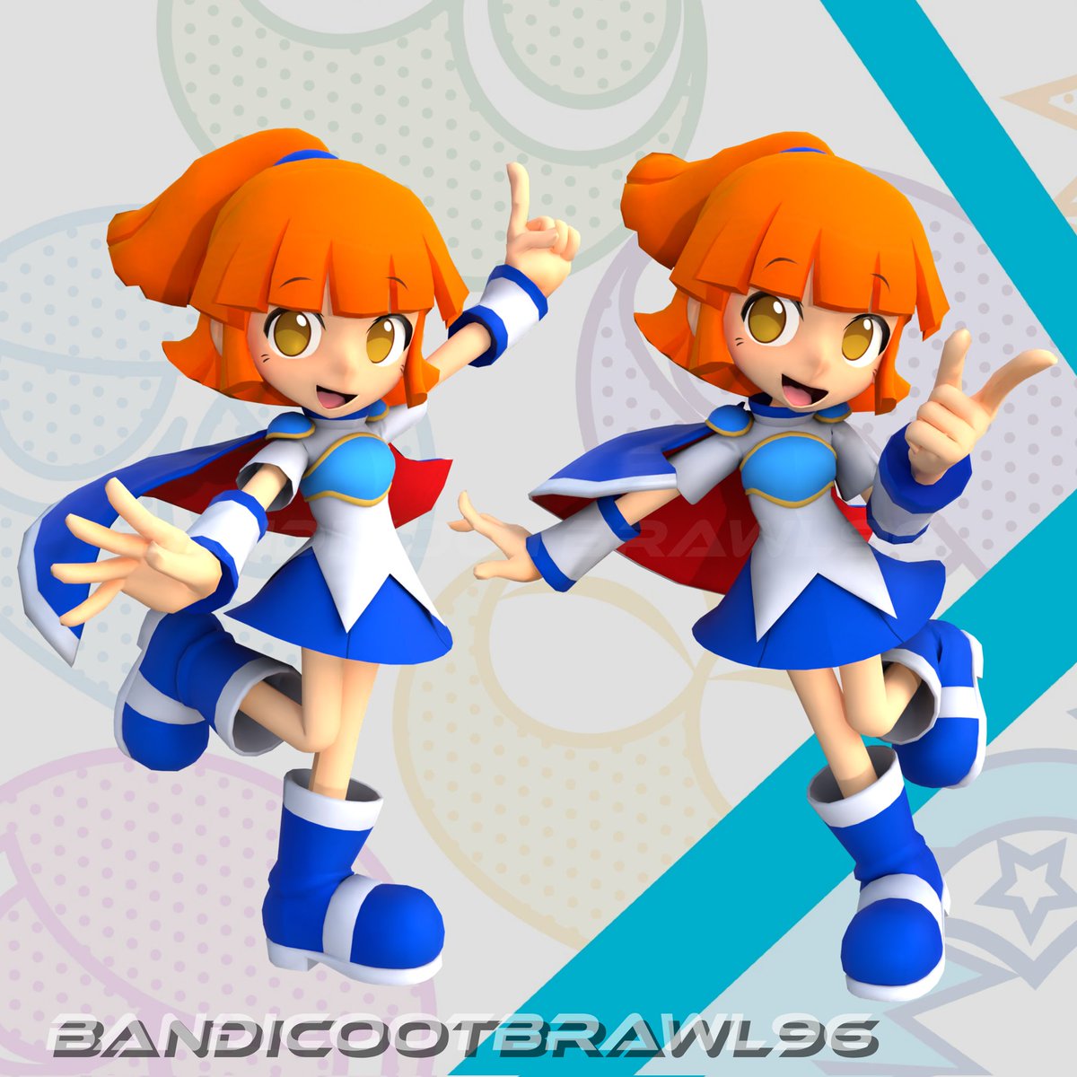 Arle from Puyo Puyo render set The little bean Thanks to