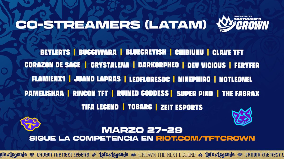 Teamfight Tactics Latinoamérica tweet media