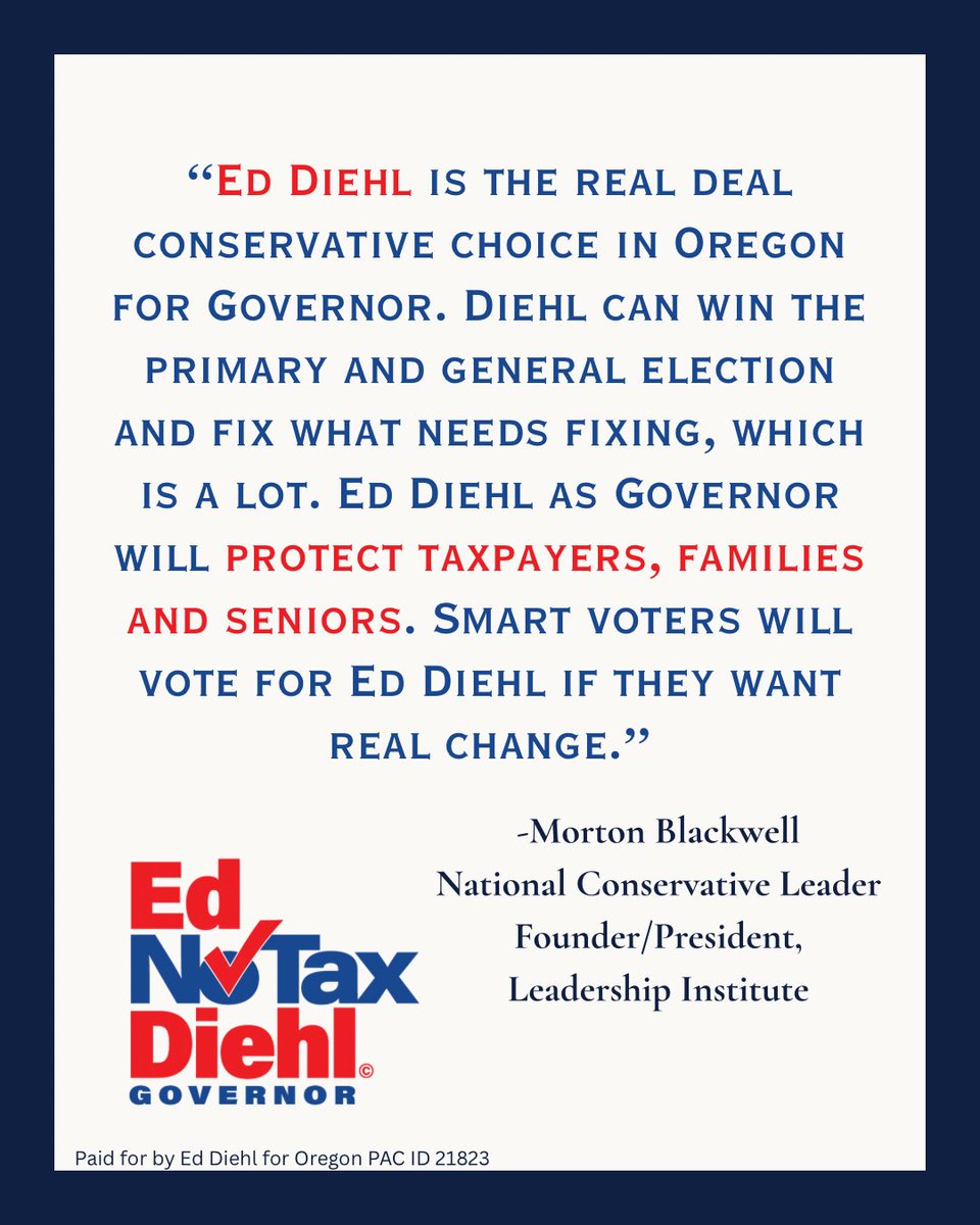 Real Diehl for Governor tweet media