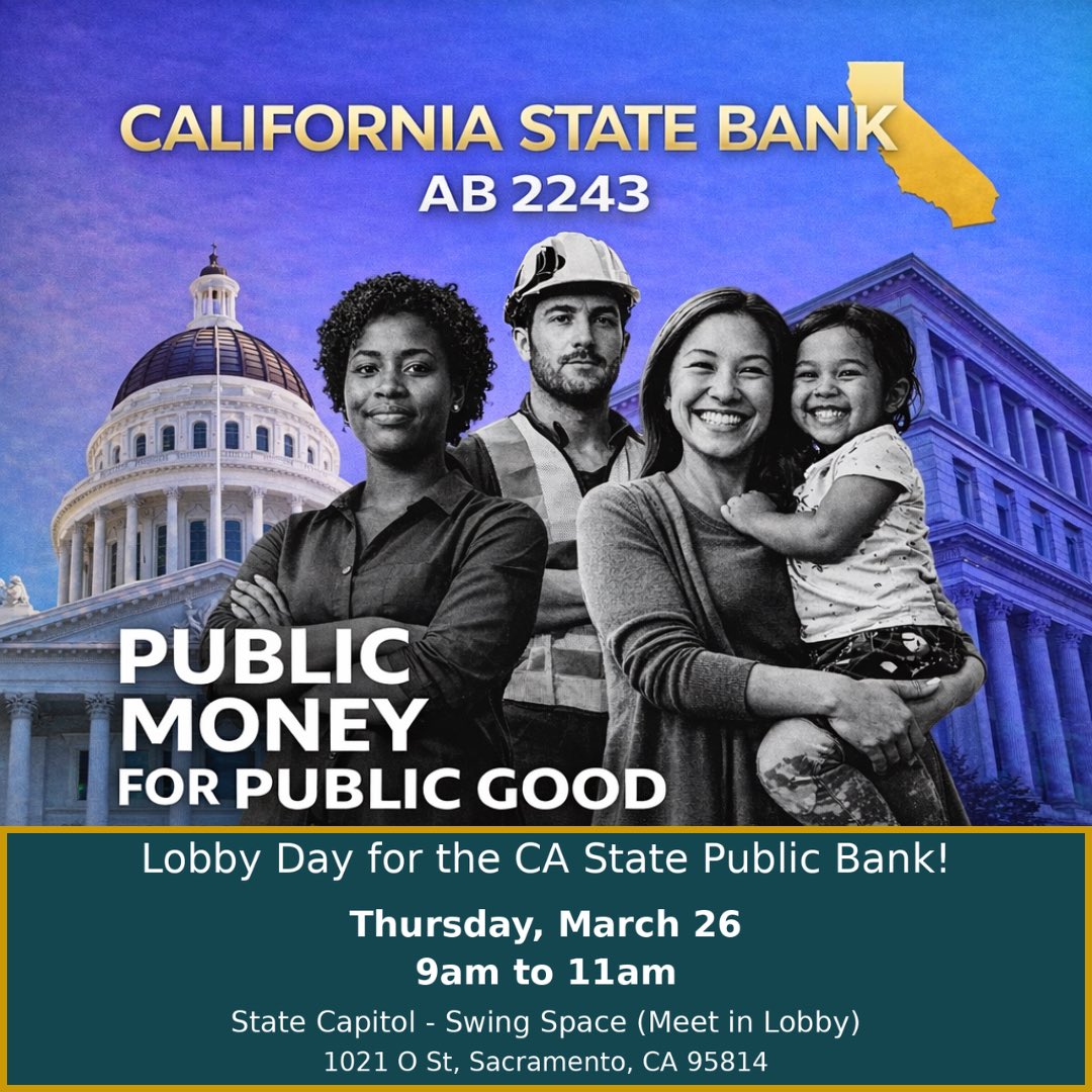 California Public Banking Alliance tweet media
