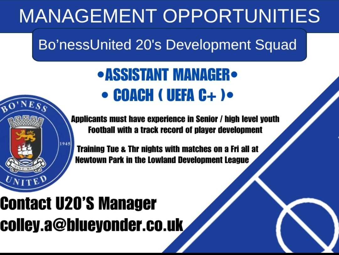 Bo'ness United 20's tweet media