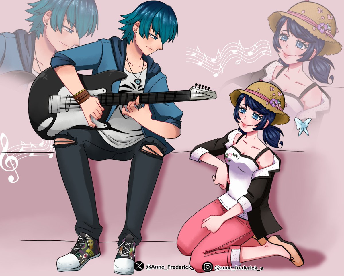 Anne_Frederick_'s tweet photo. Esta es mi parte de un AT de dibujo x escrito.
#Ladybug  #Miraculous #MiraculousWorld #Marinette #Luka  #MiraculousLadybug https://t.co/mHOtVZBNbs
