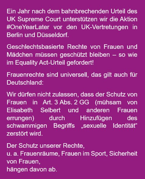 Initiative "Lasst Frauen Sprechen!" tweet media