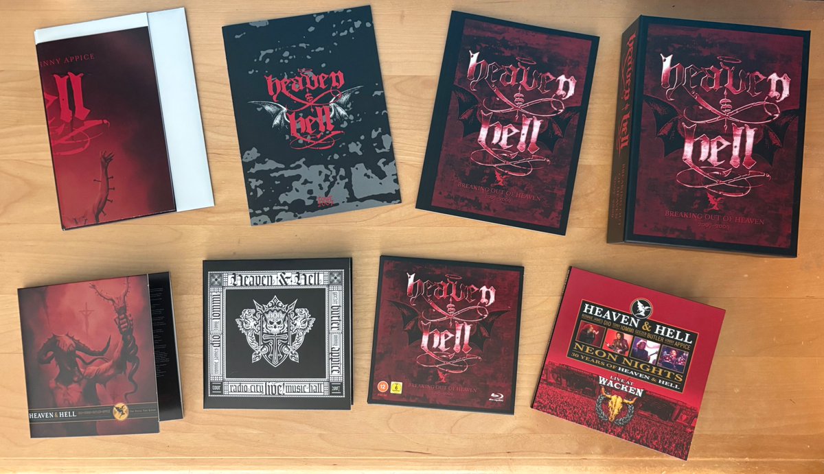 The Heaven & Hell: Breaking out of Heaven CD box joins all the