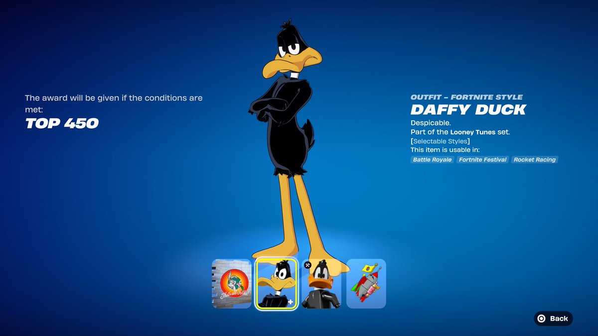FORTNITE ITEM SHOP RELEASE DATES!

- Daffy Duck Skin: March 26
- Lola Bunny Skin: March 26
- Rogue Agent Starter Pack: March 24-31
- Sakara Crew Pack: March 31 
- New PlayStation Plus Celebration Pack: April 15
- Aranza Skin: March 
- Sanni Skin: March 
- Barricade Skin: March 
-