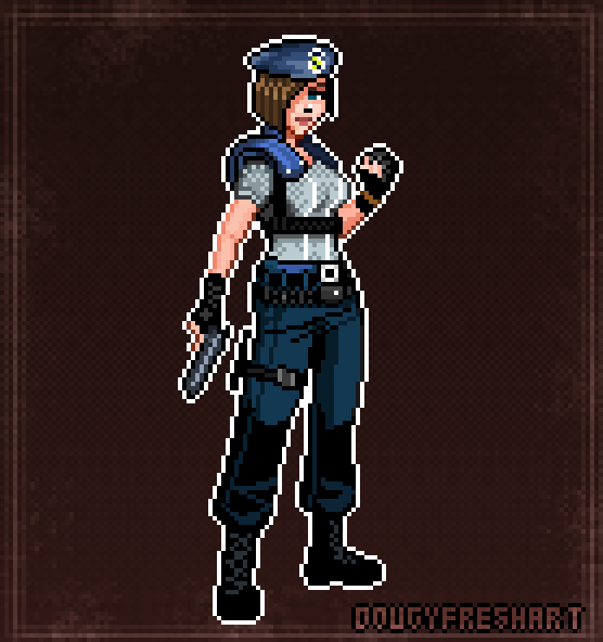 “This is no ordinary house…” 🏚️💙
#REmake2002 #pixelart