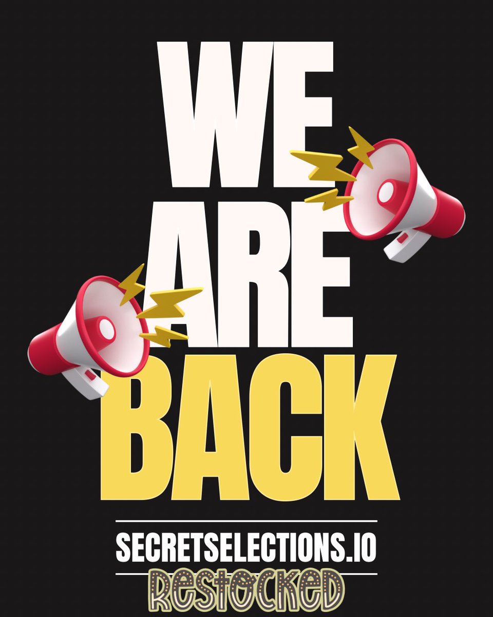 Secret Selections tweet media