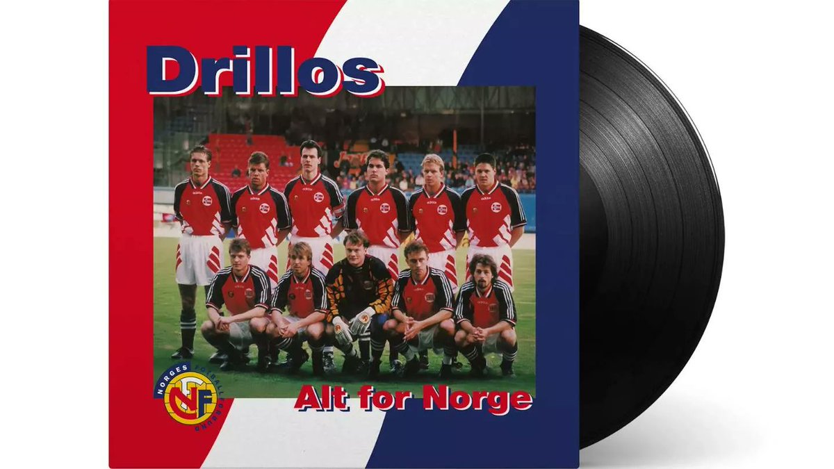 GAFFA_NO's tweet photo. Vil du ha fotball-nostalgi på vinyl? https://t.co/wYBMDoV6Ru https://t.co/uRrc7I2bk7