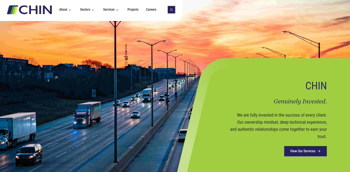 CHIN’s website just got an upgrade!

CHIN’s refreshed website brings our story to life – highlighting our history, services, sectors, and the projects that define our work. 

Explore the new site: rmchin.com

#CHINTeam #NewWebsite #AECIndustry #GenuinelyInvested