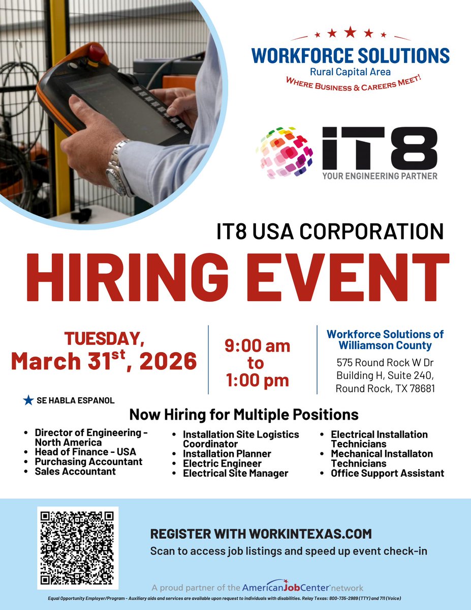 Workforce Solutions Rural Capital tweet media