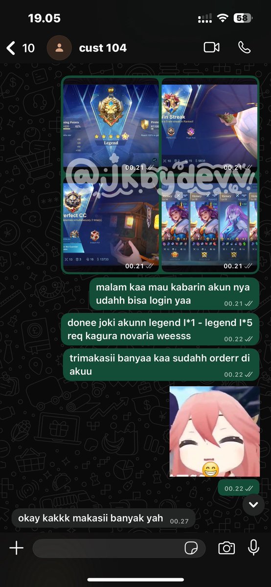 Devv || Joki ML & Topup Games tweet media