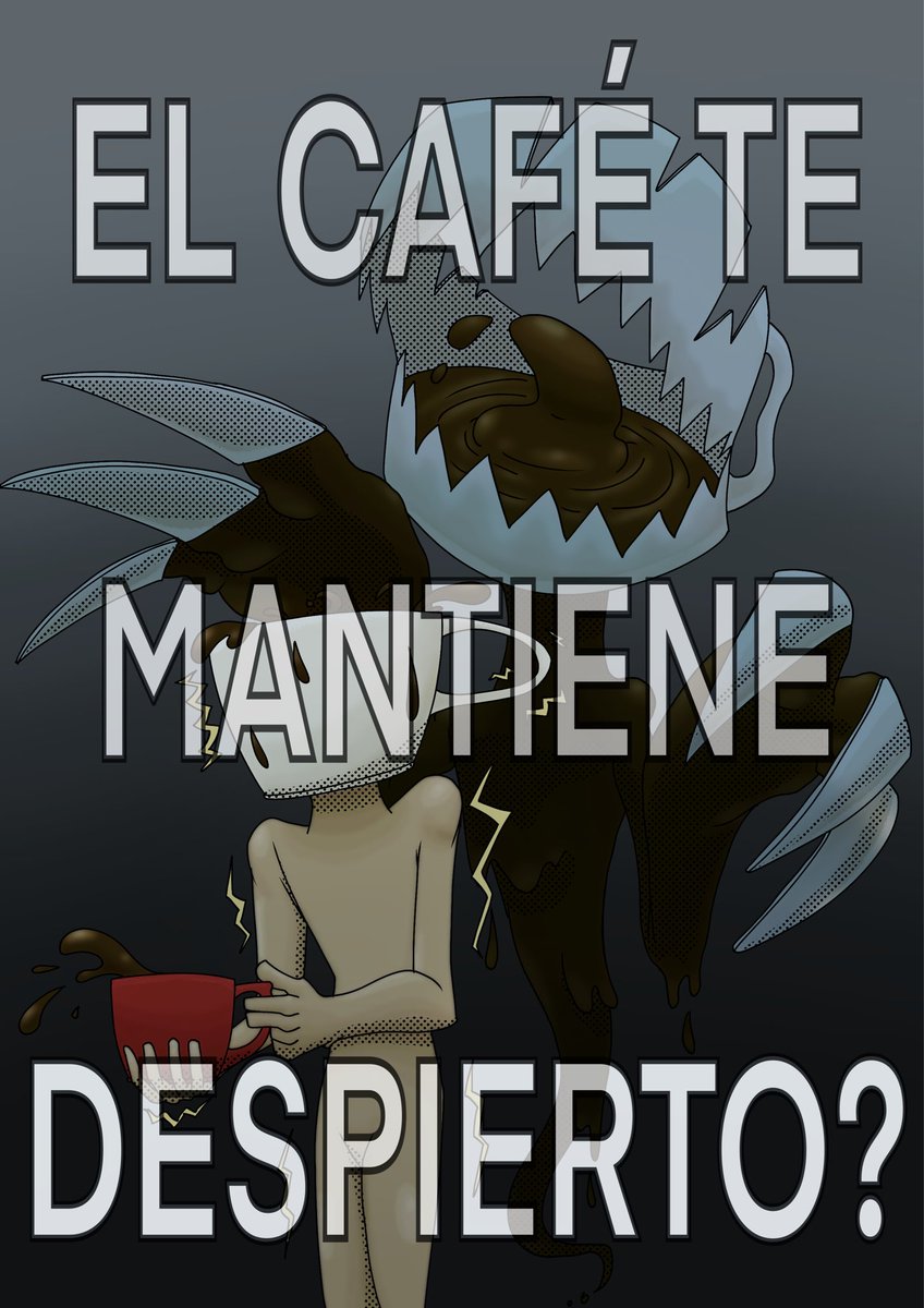 Roman_Velazco_'s tweet image. Es raro en lo que puedes pensar antes de dormir. 
#ilustracion #taza #Cafe #digitalart