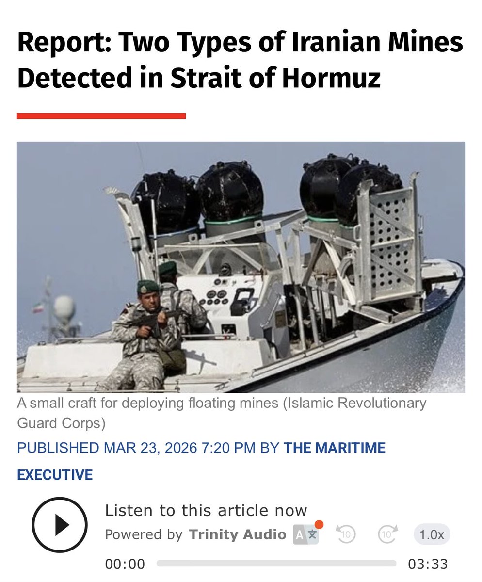 Grnfink2's tweet image. Nun werden die beiden Minentypen genannt, die die Iraner verlegt haben sollen.

Quelle: maritime-executive.com/article/report… #Marine #MCM