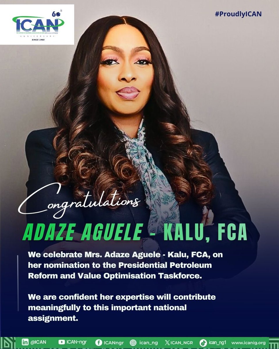 AdazeKalu's tweet photo. Grateful for the opportunity to serve as a member of the Presidential Petroleum Reform and Value Optimisation Taskforce, approved by His Excellency, Bola Ahmed Tinubu GCFR and chaired by Mr Fola Adeola, co-founder of Guarantee Trust Bank and Chairman of FATE Foundation. https://t.co/diIcD7zFyW