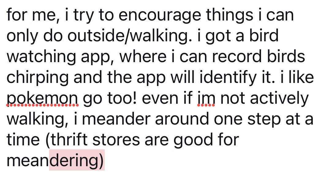 Heartmuda's tweet photo. @bermuda_muda THANK YOU SO MUCH... IM SO HAPPY!! had to screenshot this because word limit... most of it is just letting myself wander around like an old lady. even ten steps progress is good progress. believe in yourself!!!! #mudawillwalktheglobe #fatandfit u can do it https://t.co/kMlT7tYdoa
