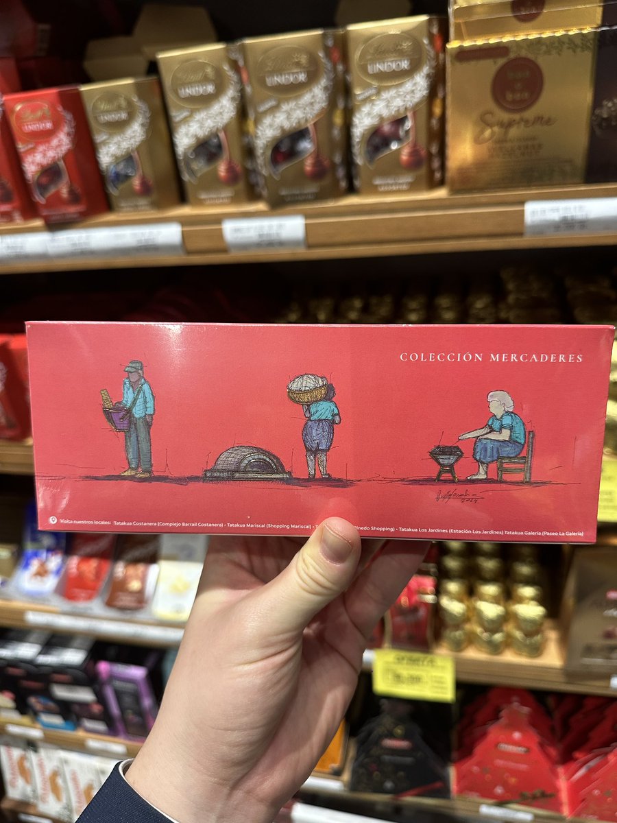 TW_Paraguay's tweet photo. Además de la chipa pirú, el embajador también llevó alfajores para su familia en Taiwán.

¡Esta colaboración de @tatakuaalfajor con un artista paraguayo es simplemente hermosa! 😍 https://t.co/bQosBupmUa