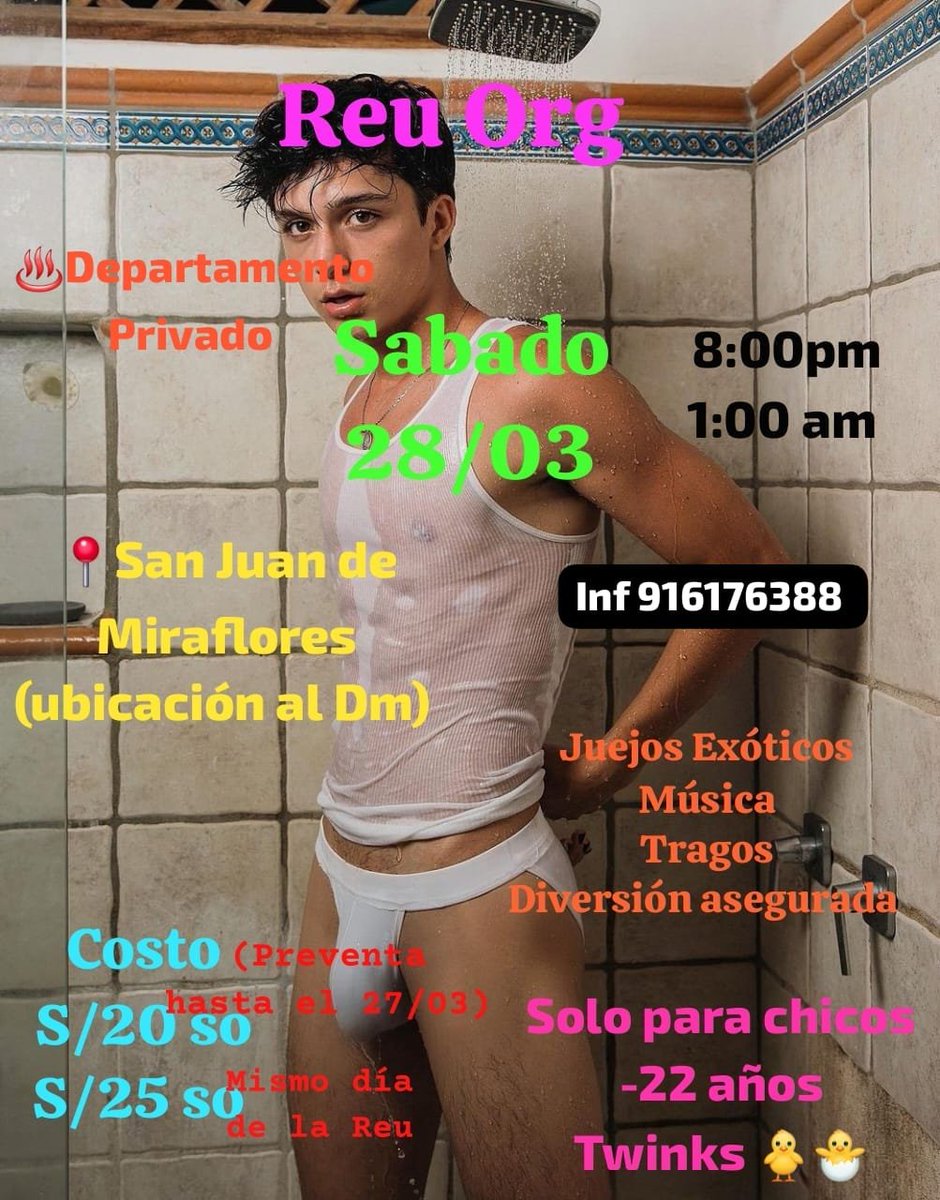 LIMA GAY - ORGIAS, SAUNAS, FIESTAS, SEXTWIT-TEROS tweet media