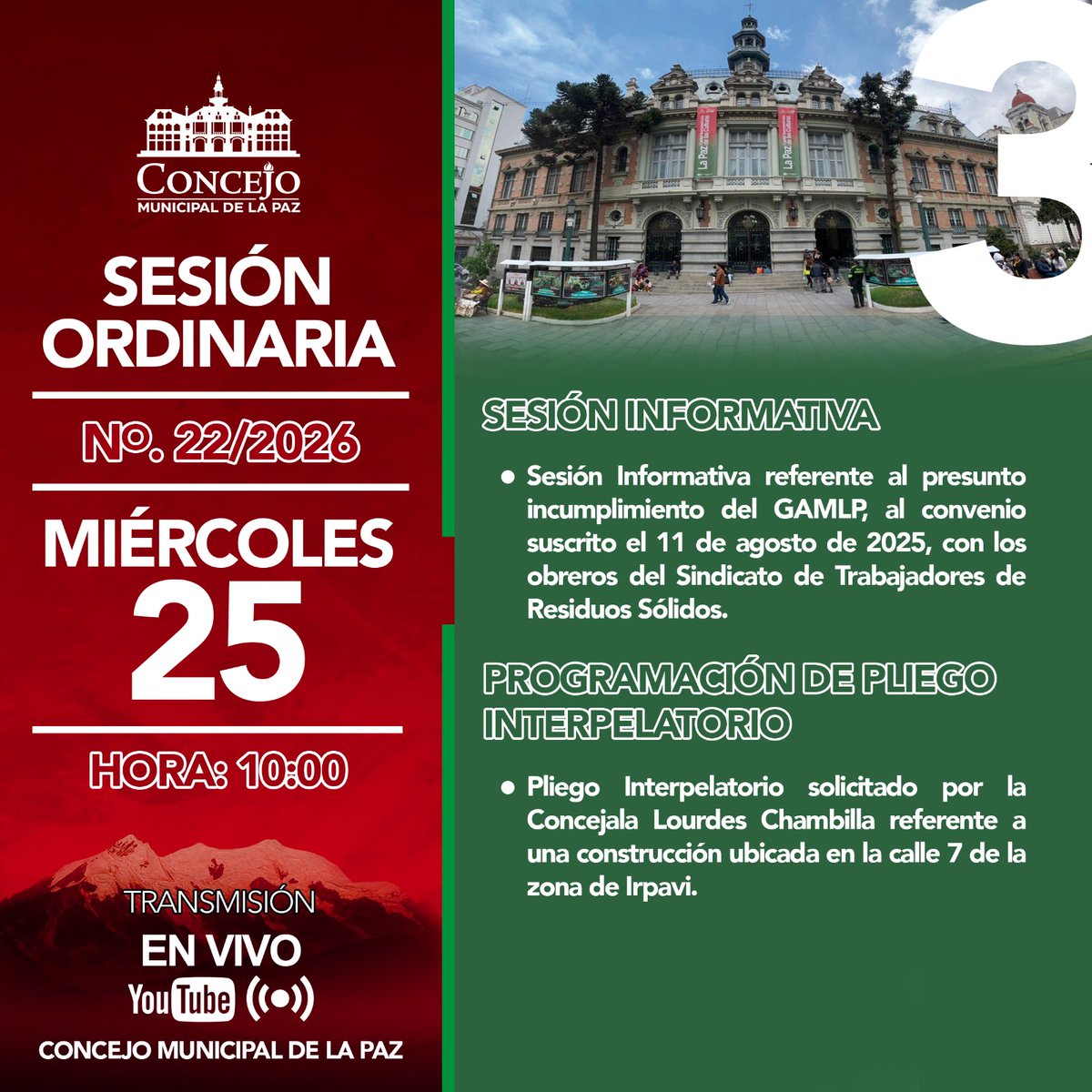 Concejo Municipal de La Paz tweet media