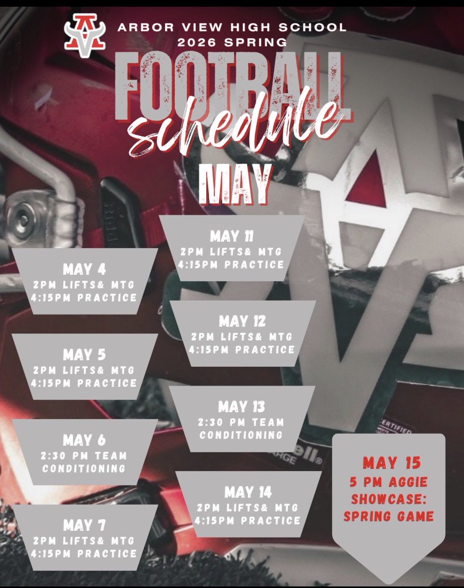 CoachNorris34's tweet photo. AV 26’ Spring Schedule
#TheAggieStandard
#ACT🦾🦾🦾 https://t.co/UcqILv3gmt