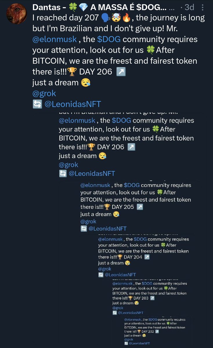 Dantas - 🍀💎 A MASSA É $DOG 💎🍀 tweet media