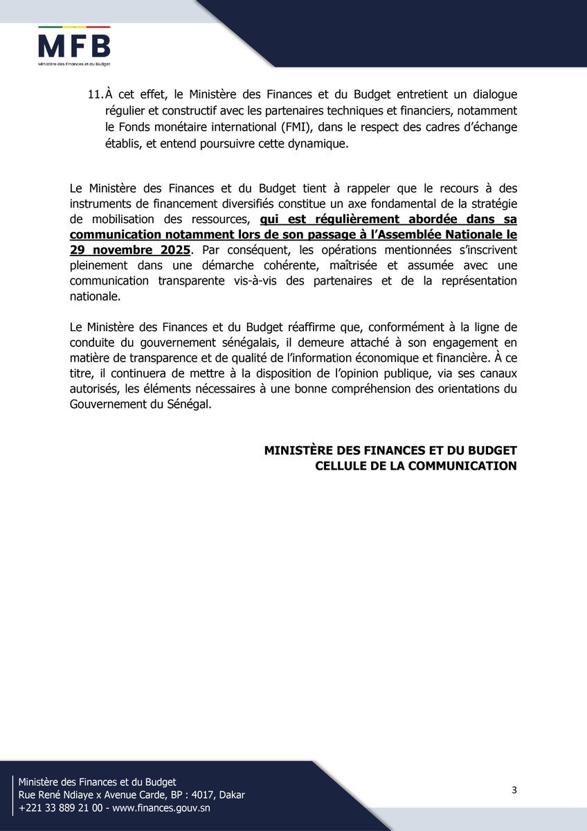 Ministère des Finances et du Budget tweet media