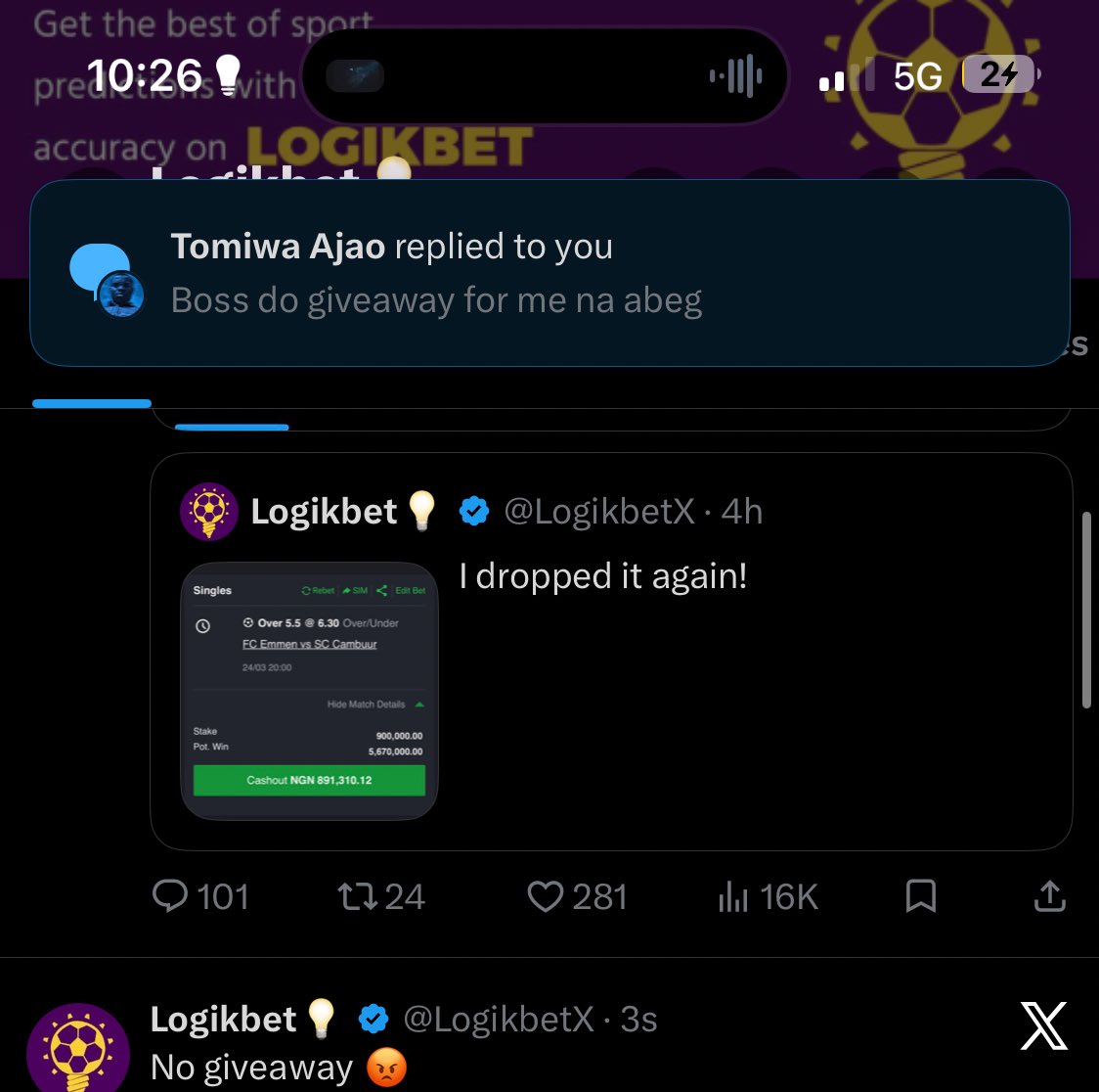 Logikbet💡 tweet media