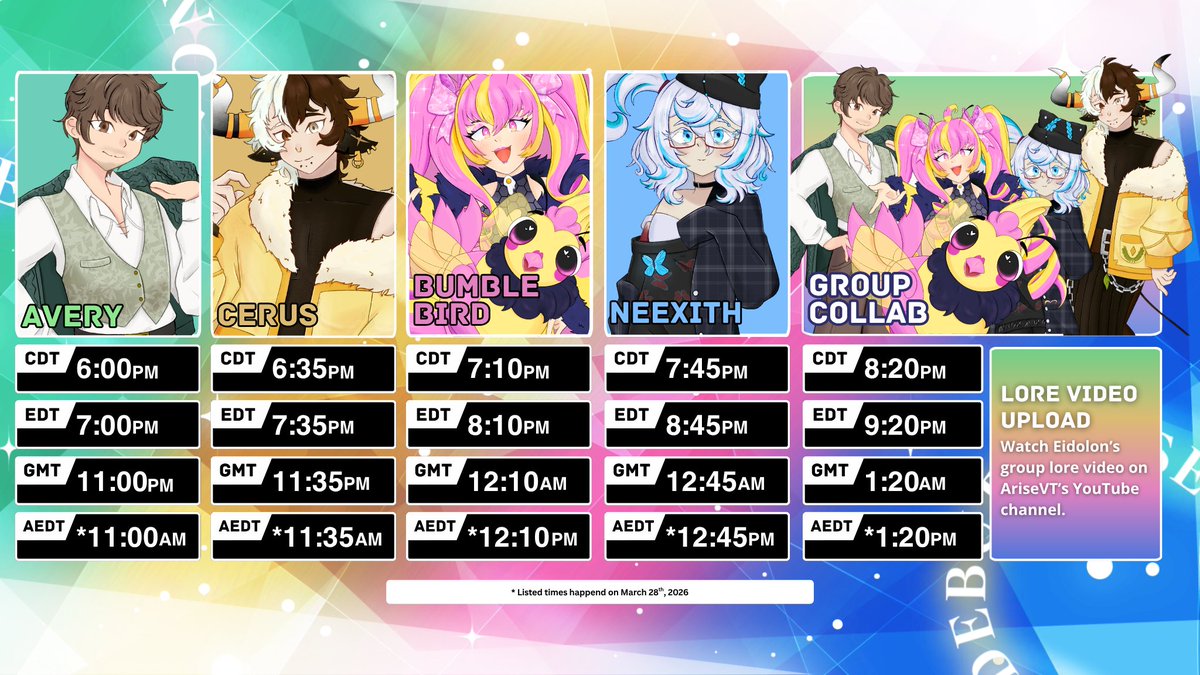 AriseVT 【VTuber Group】 tweet media