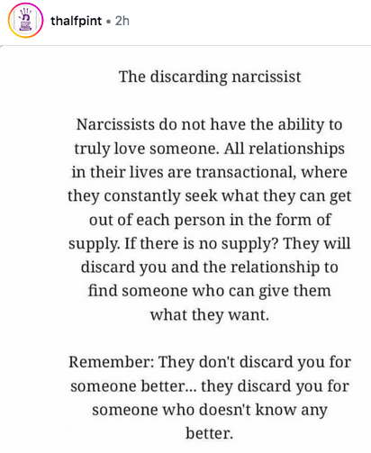NarcissistBox's tweet image. #transactional #supply #narcissist #relationships