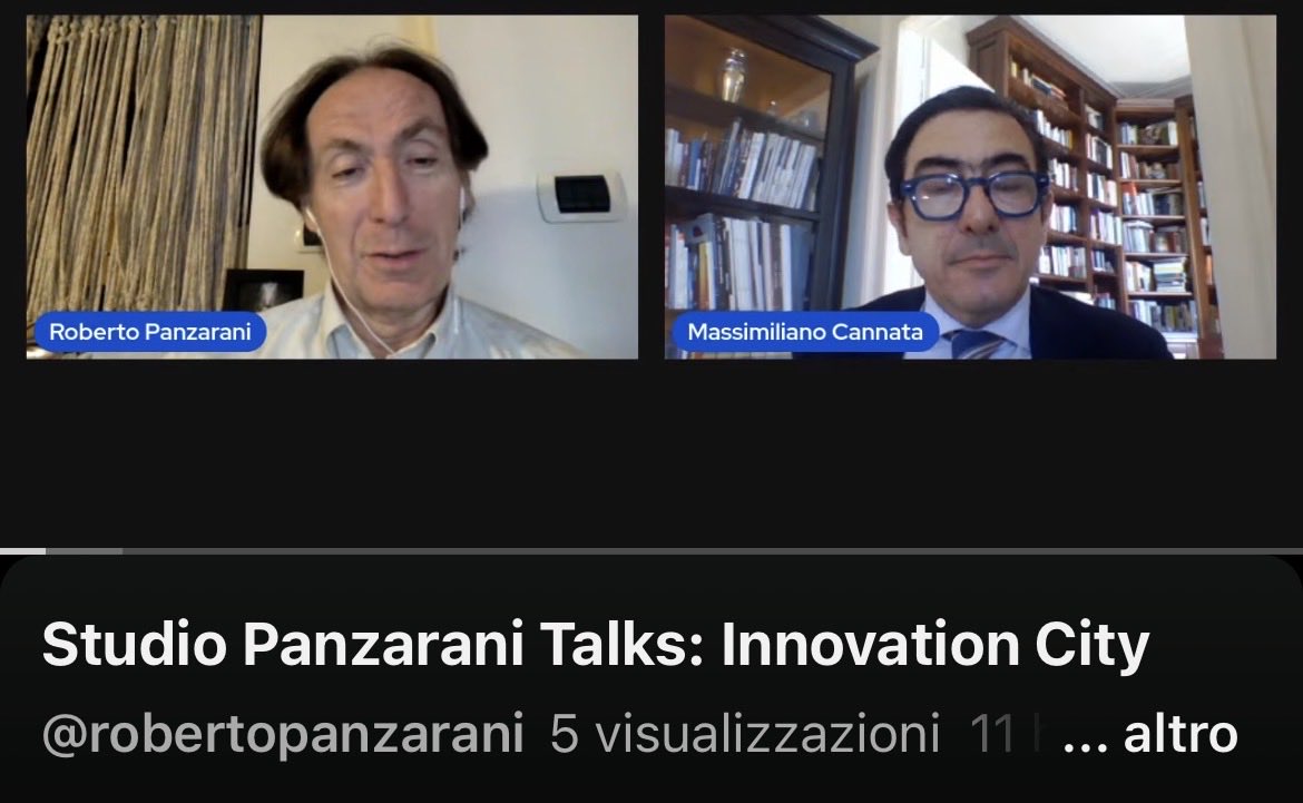 Se hai perso la diretta assisti ora alla registrazione dell’intervista del giornalista Massimiliano Cannata a Roberto Panzarani autore di Innovation City Palinsesto editore.

youtube.com/live/-vbKCSiaJ…