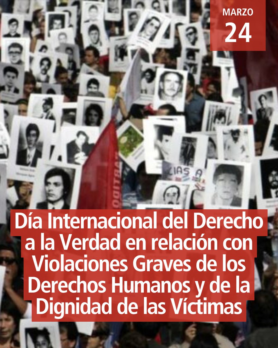 Cada 24 de marzo reafirmamos la necesidad de mirar el pasado y pensar que tenemos un compromiso con la búsqueda de justicia. Desde Melinka reafirmamos que sin verdad no hay justicia, y sin justicia no hay reparación. 
#DictaduraNuncaMás #MelinkaPuchuncaví #MemoriaYJusticia