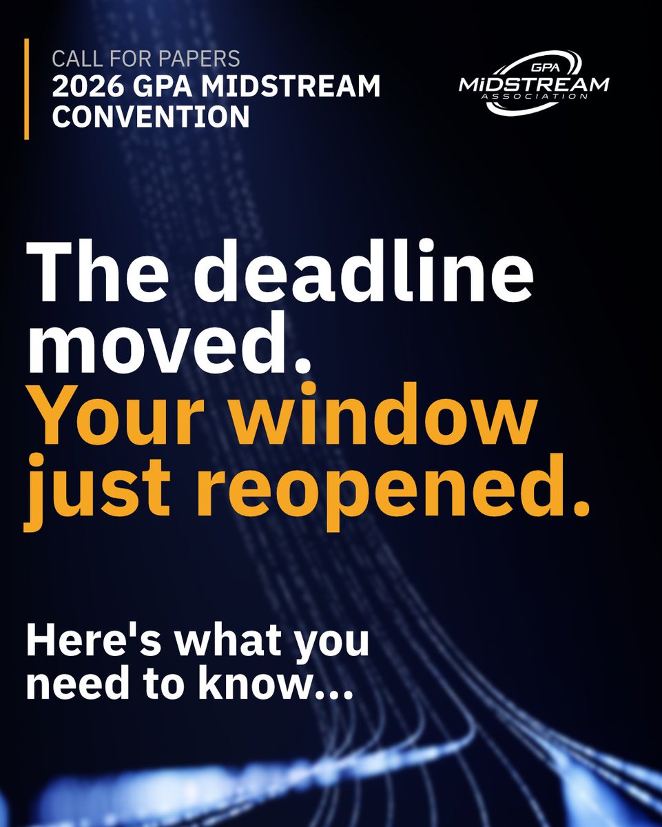 GPA Midstream Association tweet media