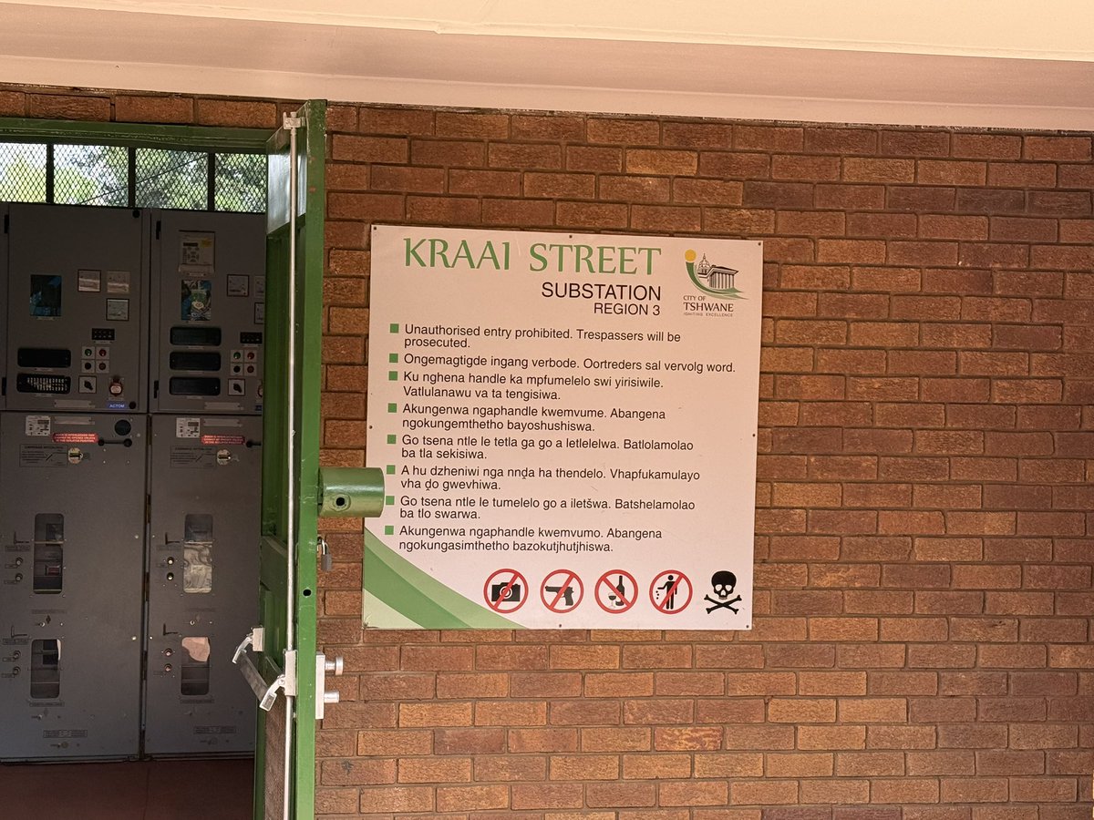 This morning, I conducted an oversight visit at Kraai Substation joined by Ward Cllr Rakabe &amp; the contractor to assess the progress made by the Energy &amp; Electricity Business Unit . The visit focused on evaluating ongoing work aimed at strengthening infrastructure and improving