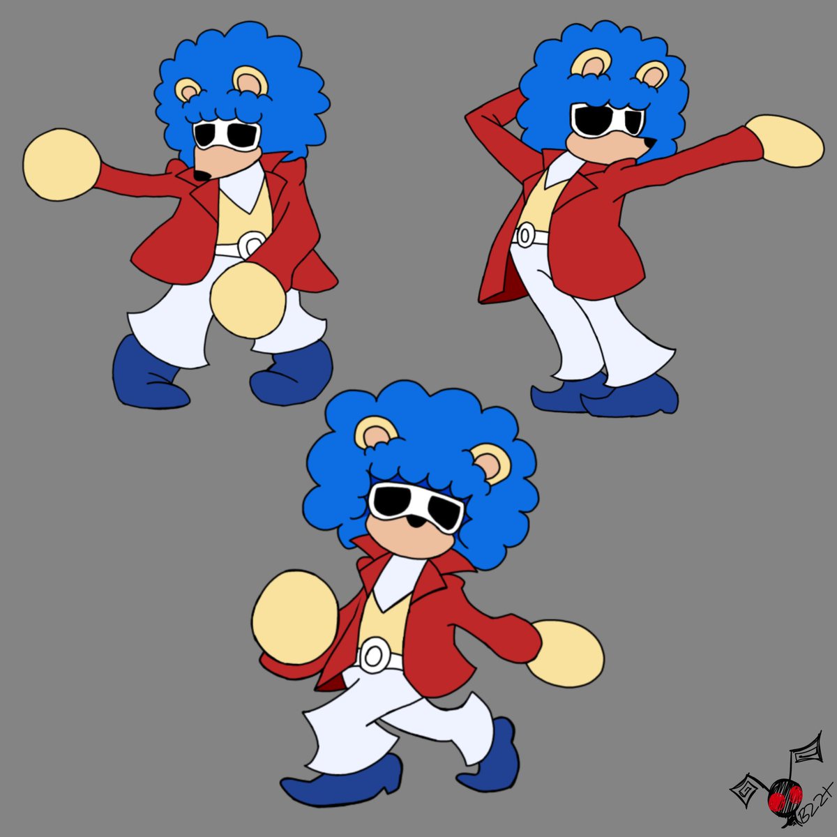 annoyinhousefly's tweet image. Team Hooligan x WarioWare became yeah 💜💚💛❤️
#teamhooligan #honeythecat #beanthedynamite #barkthepolarbear #fangthehunter #art