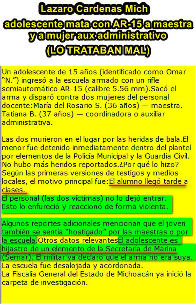 Menny ALERTA DE RIESGO tweet media