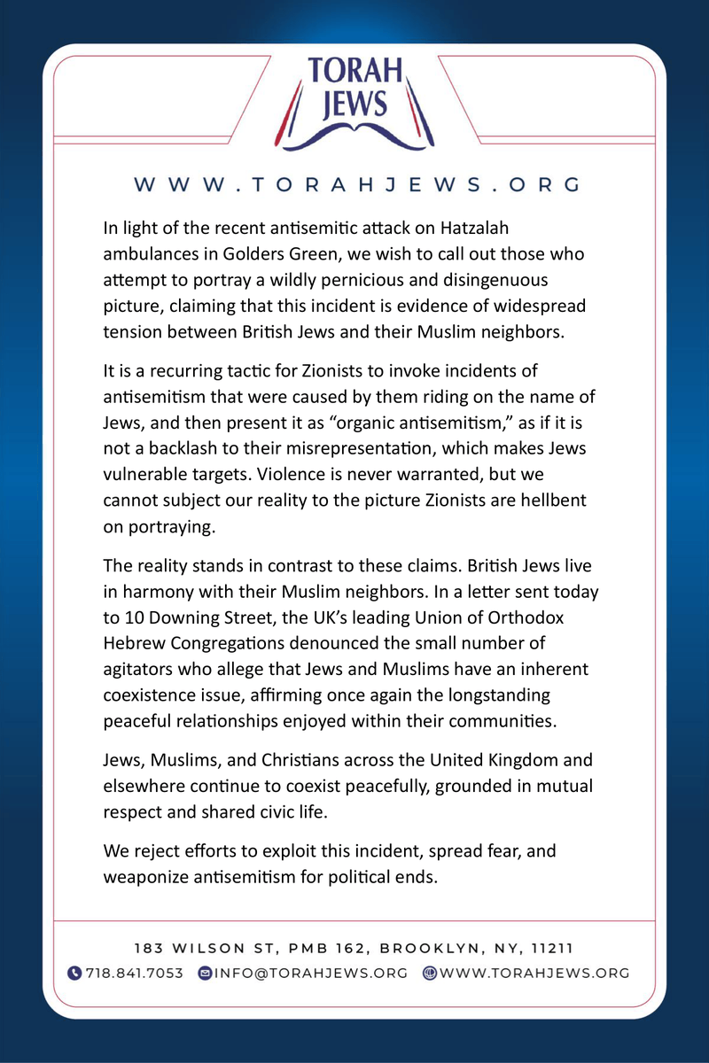 Torah Jews tweet media