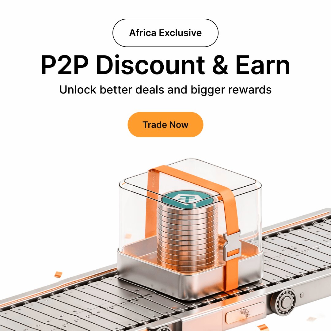 Bybit_Official's tweet photo. 🌍 The P2P Discount &amp; Earn event has arrived! Exclusively for the Africa community.

Get USDT at better prices or turn your P2P ads into rewards with cashback and bonuses. A win-win for everyone.

👉 Start earning: https://t.co/O3f2k0U08k https://t.co/87WxY0pZpJ
