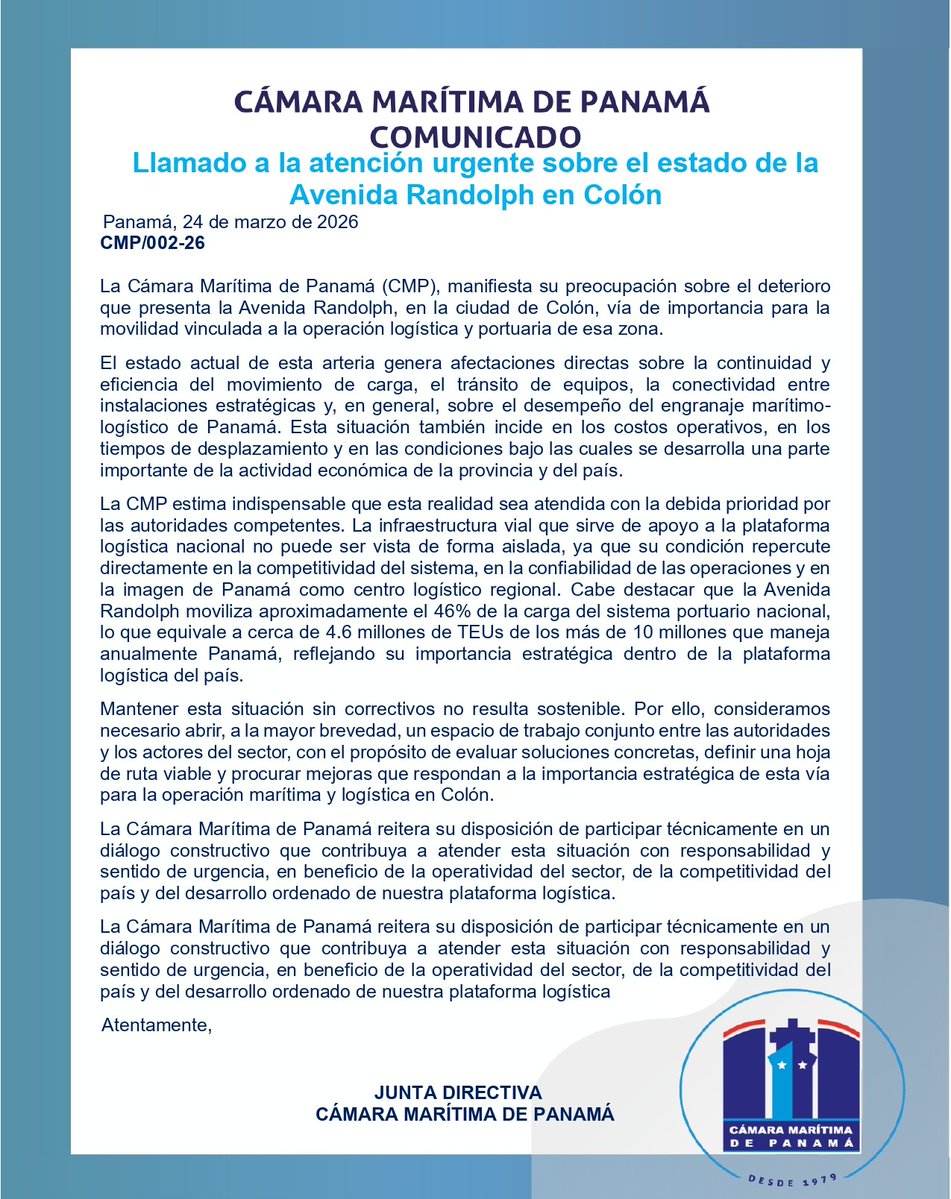 Cámara Marítima tweet media