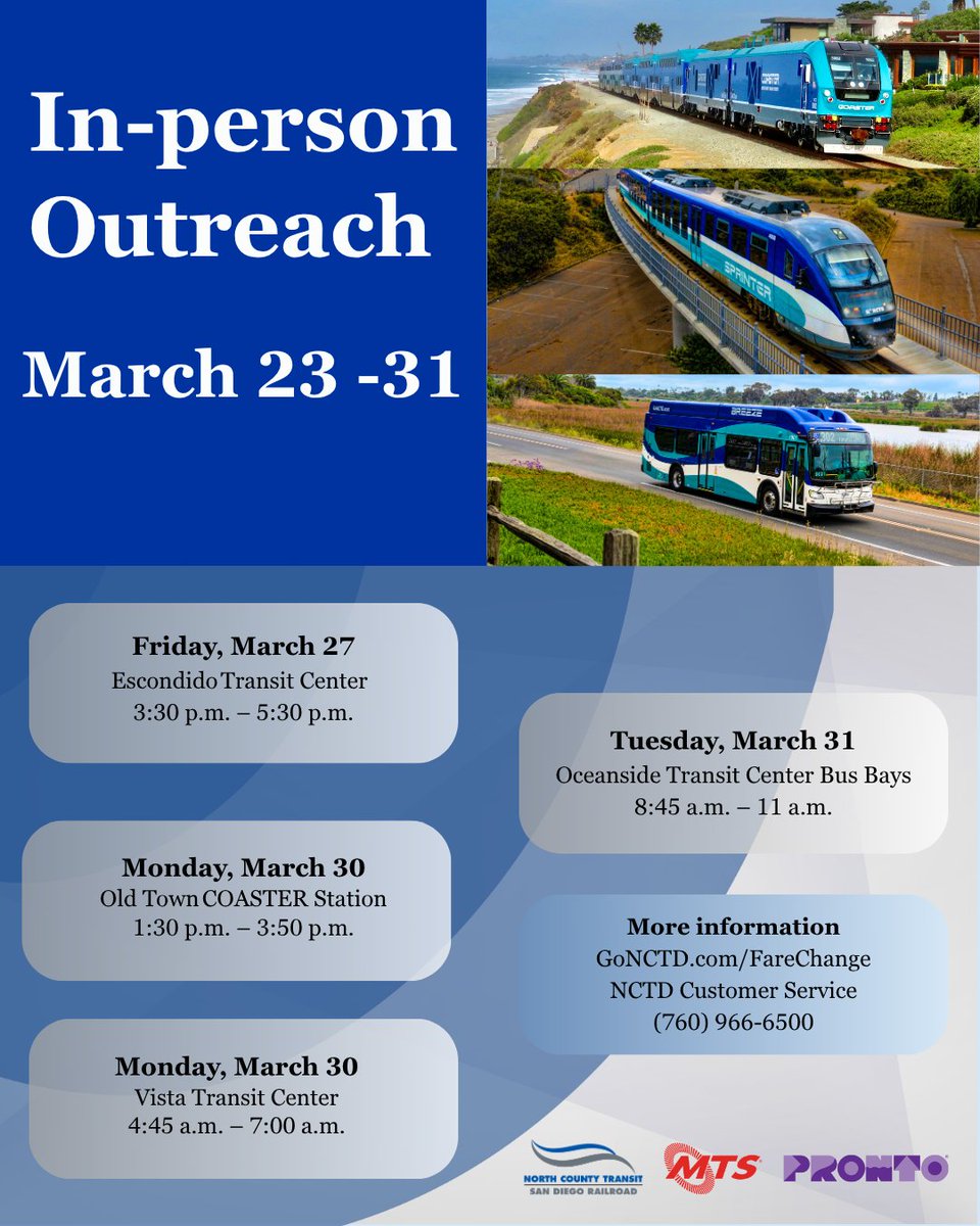 North County Transit - San Diego Railroad tweet media