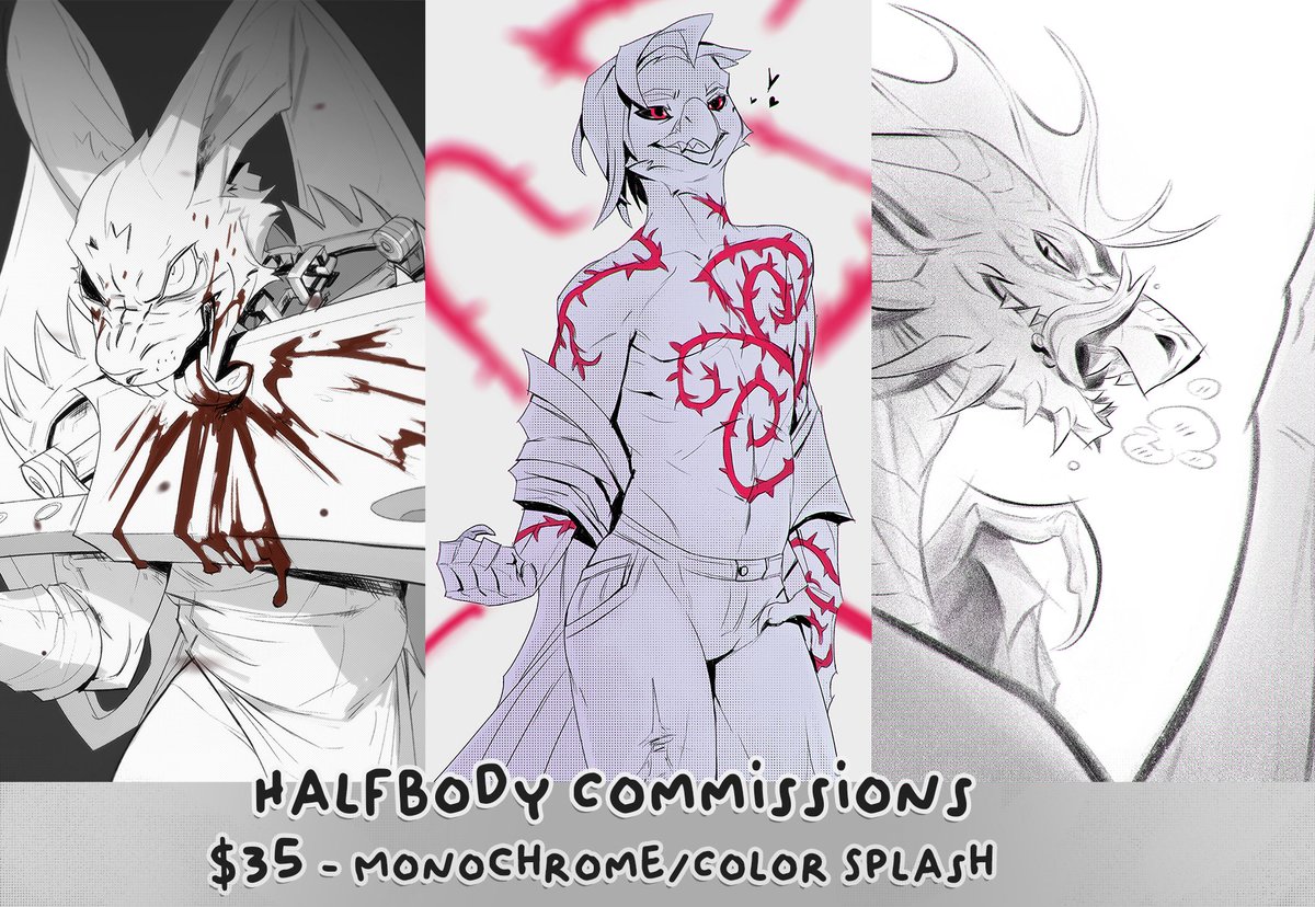 Offering some discounted lined comms!
Just send me a DM if interested ✉️