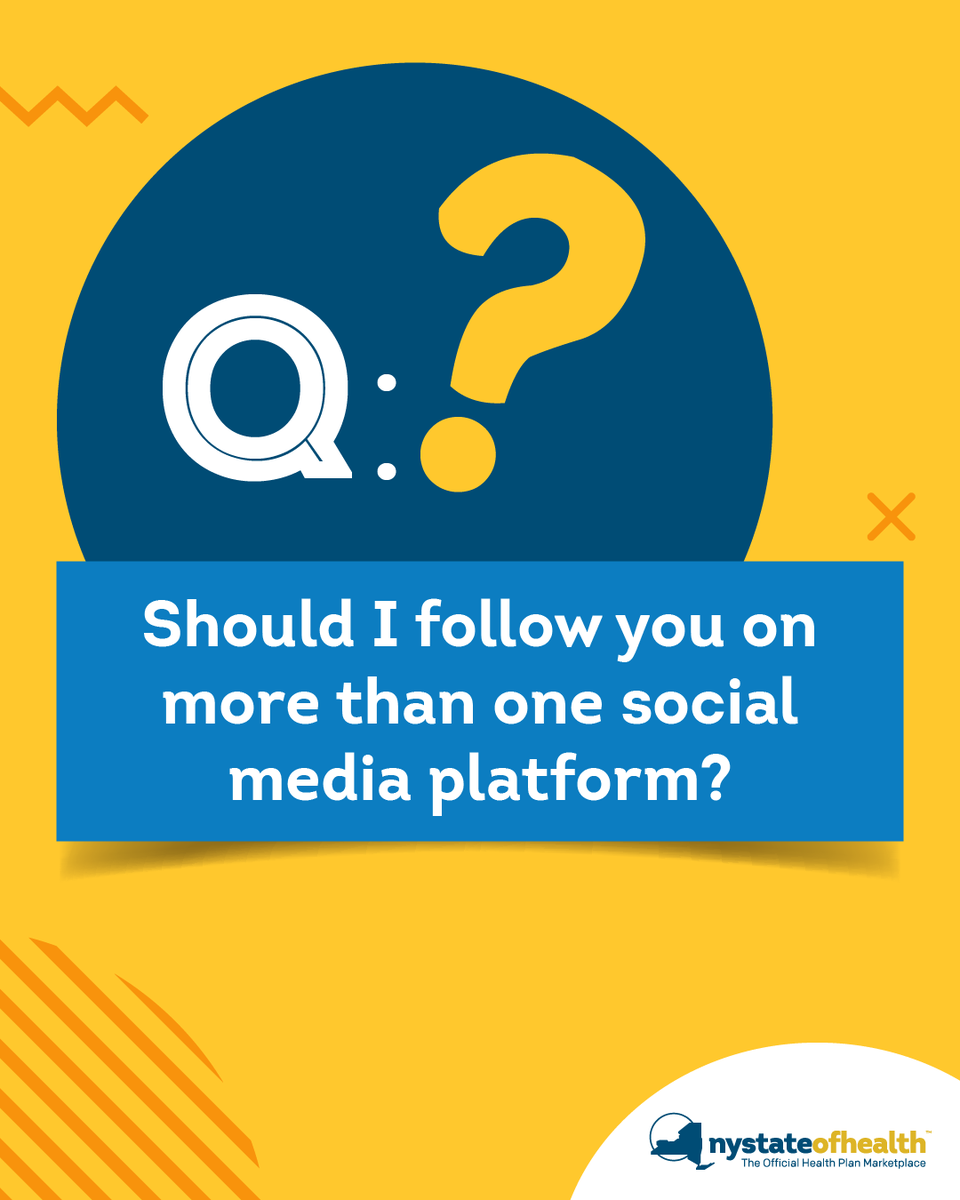 NY State of Health tweet media