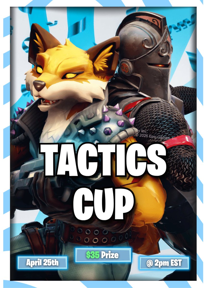 Tactics' Community Cups tweet media