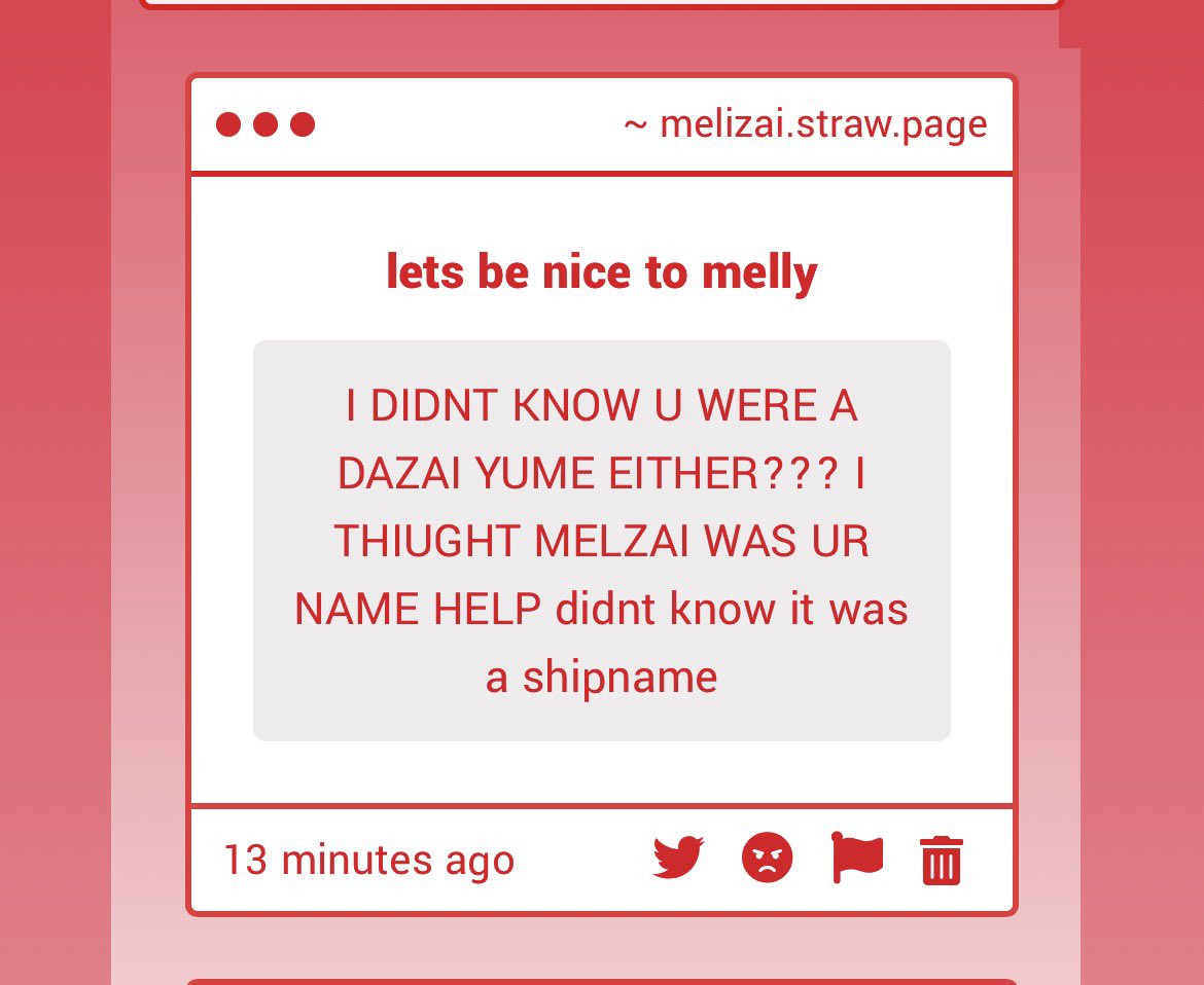 melly #dazaibutt tweet media