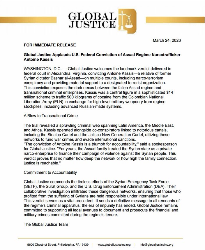 Global Justice tweet media