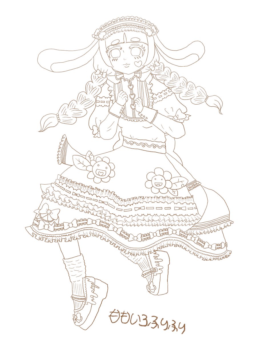 15369___pink's tweet photo. 線画が完了しました(*`･ω･)ゞ
#絵柄が好みって人にフォローされたい https://t.co/E7qbUT3izI